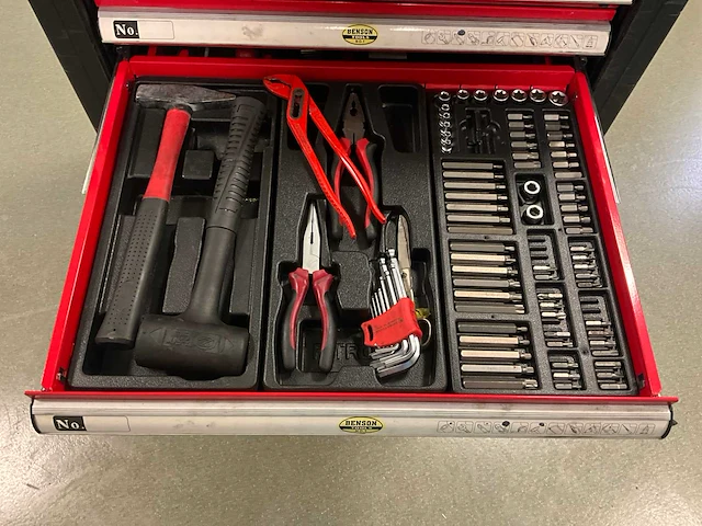 Benson tools gereedschapswagen - afbeelding 9 van  11