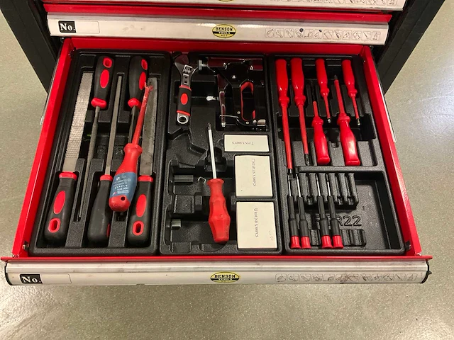Benson tools gereedschapswagen - afbeelding 10 van  11