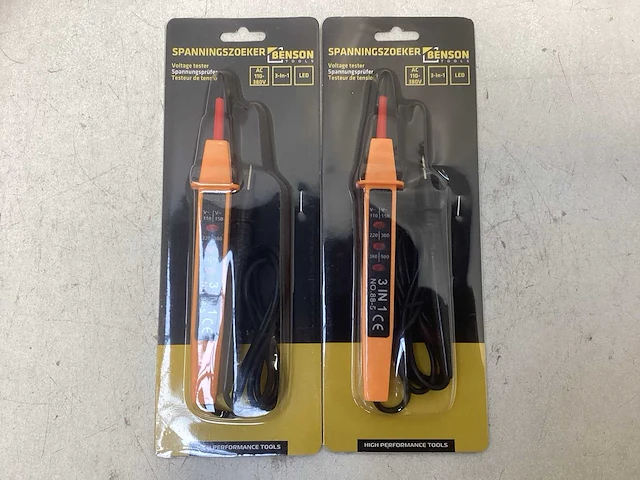 Benson tools spanningszoekers - led - ac 110-380v (2x) - afbeelding 1 van  3