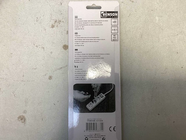 Benson tools spanningszoekers - led - ac 110-380v (2x) - afbeelding 3 van  3