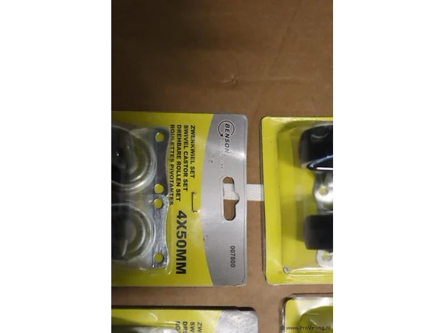 Benson zwenkwielen - 4x50mm - 4 stuks - afbeelding 2 van  3