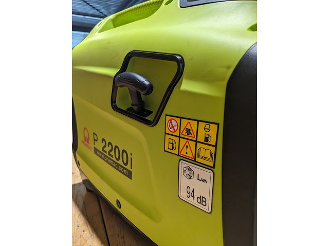 Benzine aggregaat pramac, p2200i, groen, 2022 - afbeelding 9 van  10