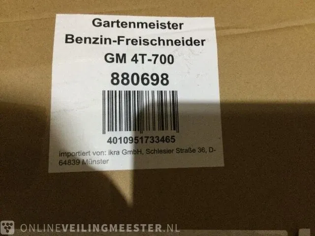 Benzine bosmaaier gartenmeister, gm 4t-700, grijs/zilver - afbeelding 3 van  3
