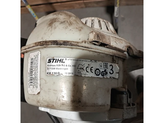 Benzine combimoter stihl, km 130/r, bouwjaar 2015, incl. 2x opzetstuk - afbeelding 6 van  15