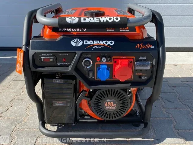 Benzine generator daewoo, gdax9250e, bouwjaar nieuw - afbeelding 5 van  6