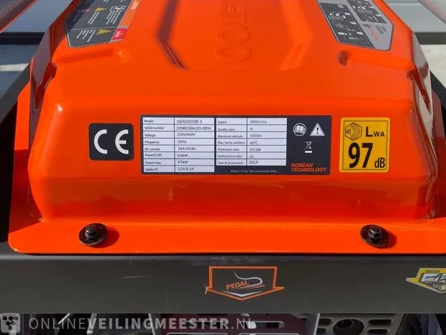 Benzine generator daewoo, gdax9250e - afbeelding 6 van  6