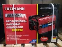 Benzine generator freimann, s8500w, rood/zwart