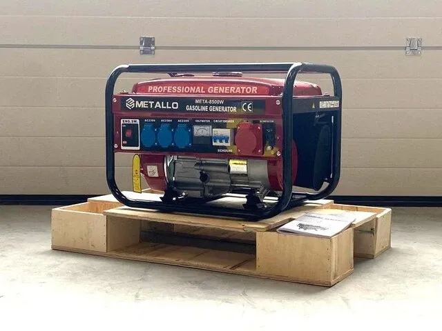 Benzine generator metallo, meta-8500w, 2022 - afbeelding 2 van  4