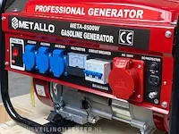 Benzine generator metallo, meta-8500w, 2022 - afbeelding 3 van  4