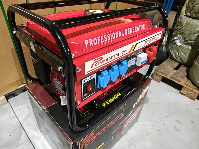 Benzine generator power - pt8500w - afbeelding 1 van  12