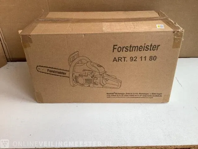 Benzine kettingzaag forstmeister, titan fm bk 4545 - afbeelding 2 van  2