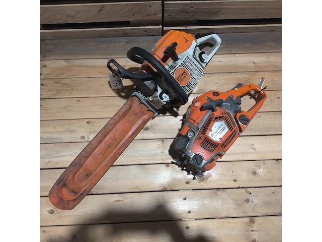 Benzine kettingzaag, stihl, ms 261c, incl. husqvarna, 550xp - afbeelding 1 van  11