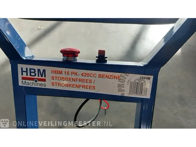 Benzine stobbenfrees hbm machines, 420cc, 15pk - afbeelding 6 van  17