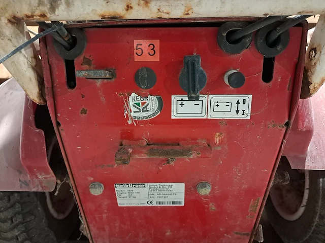 Benzine veegmachine, tielbürger, tk 48, 2007 - afbeelding 4 van  21