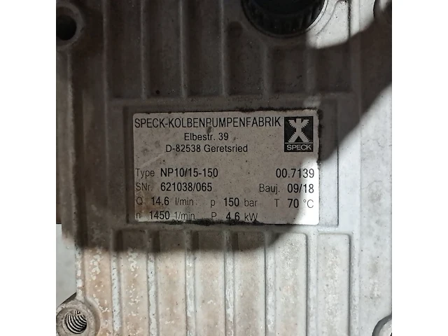 Benzinemotor, honda, gx270, incl. triplex pomp, speck np10/15-150 - afbeelding 12 van  13