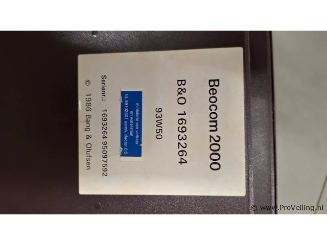 Beocom 2000 telefoon - bang & olufsen - afbeelding 3 van  3