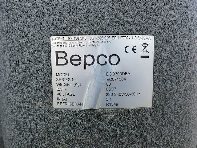 Bepco - eco300dba - airco service apparaat - afbeelding 7 van  7