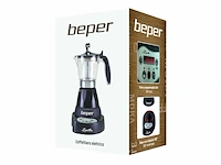Beper bc.041n elektrische espressomachine 3 koffiekopjes zwart - afbeelding 4 van  4