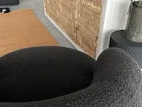 Bepurehome draaifauteuil in antraciet zwarte bouclé bepurehome, antraciet / zwart - afbeelding 6 van  10