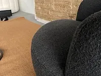 Bepurehome draaifauteuil in antraciet zwarte bouclé bepurehome, antraciet / zwart - afbeelding 7 van  10