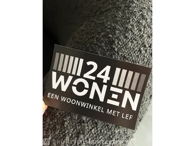 Bepurehome draaifauteuil in antraciet zwarte bouclé bepurehome, antraciet / zwart - afbeelding 9 van  10