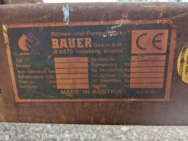 Beregeningshaspel bauer, rain star 65 tx - afbeelding 17 van  26