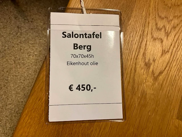 Berg eiken salontafel - afbeelding 7 van  7