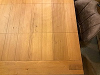 Berg eiken uitschuifbare eetkamertafel - afbeelding 9 van  11