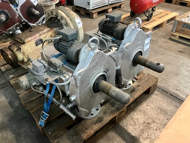 Bergemann v58e rvs aandrijfunit (2x) - afbeelding 2 van  8