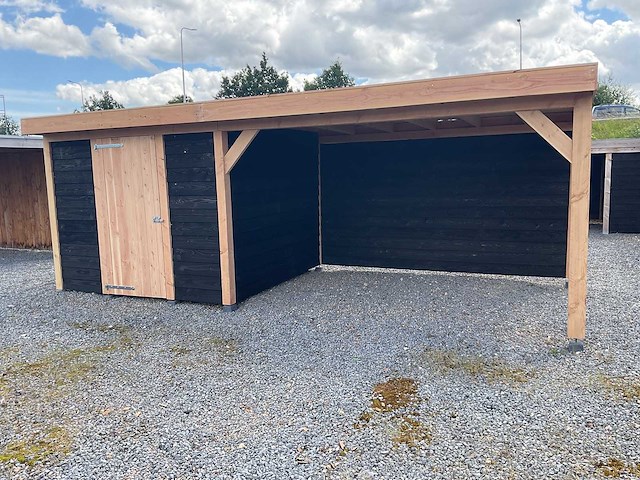 Berging met overkapping 700x300x245 cm - afbeelding 1 van  10