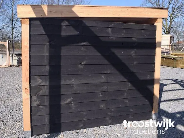 Berging met overkapping 700x400x245 cm - afbeelding 2 van  5