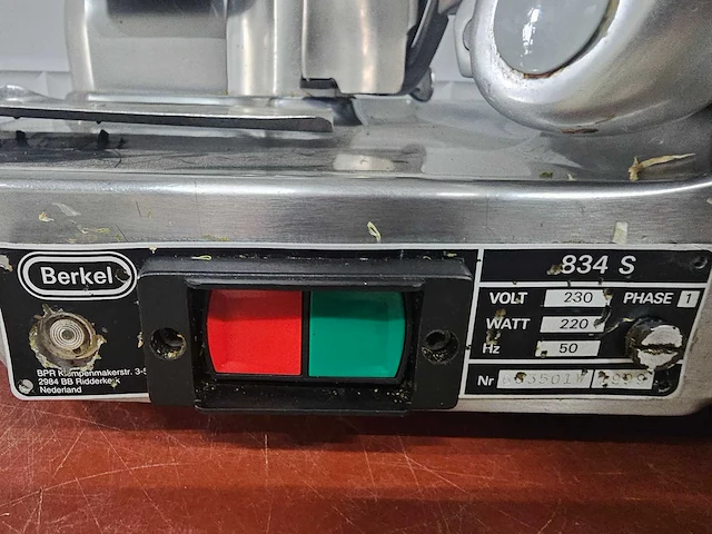 Berkel - 834s - rvs snijmachine - afbeelding 8 van  9