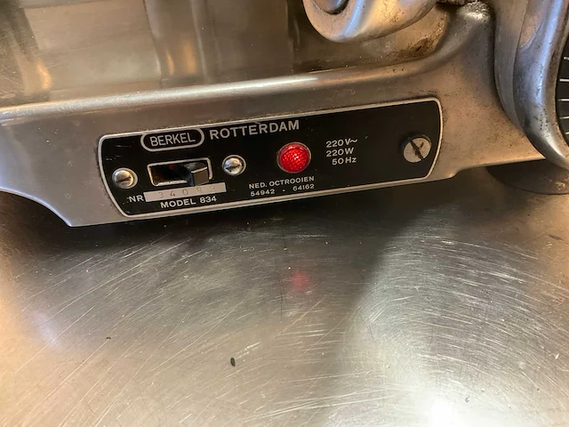 Berkel 834 snijmachine - afbeelding 3 van  6