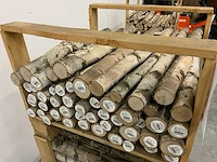 Berkenstam ø 50-120 mm 800 mm (150x) - afbeelding 5 van  7