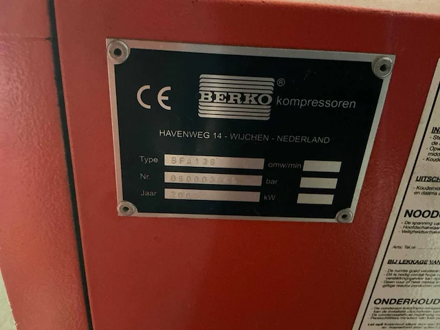 Berko schroefcompressors - afbeelding 17 van  26