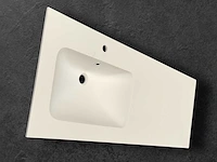 Berloni bagno solid surface wastafel mat wit - afbeelding 1 van  6