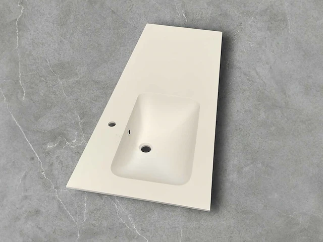 Berloni bagno solid surface wastafel mat wit - afbeelding 2 van  6