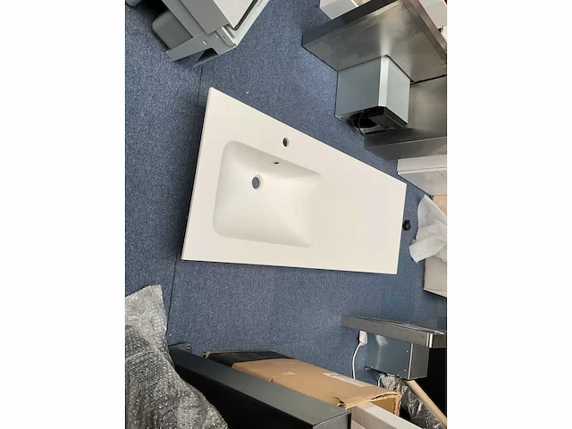 Berloni bagno solid surface wastafel mat wit - afbeelding 6 van  6