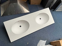 Berloni bagno solid surface wastafel mat wit - afbeelding 3 van  5