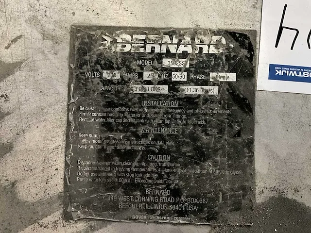 Bernard 3502ss bouwverwarming - afbeelding 5 van  5