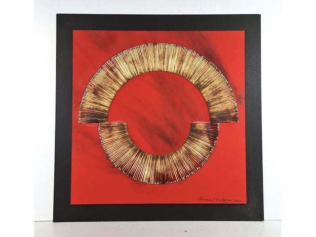 Bernard aubertin : dessin de feu sur aluminium - afbeelding 1 van  5