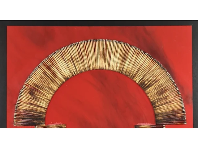 Bernard aubertin : dessin de feu sur aluminium - afbeelding 3 van  5
