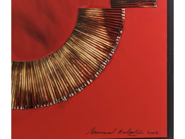 Bernard aubertin : dessin de feu sur aluminium - afbeelding 4 van  5