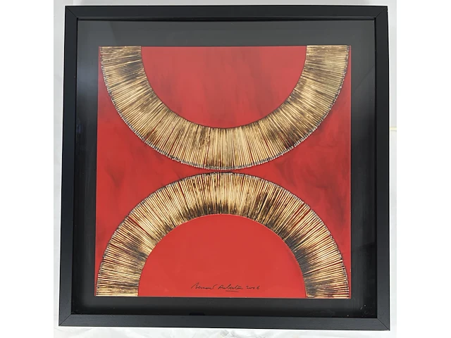 Bernard aubertin : dessin de feu sur aluminium - afbeelding 1 van  5