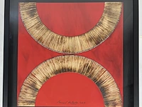 Bernard aubertin : dessin de feu sur aluminium - afbeelding 1 van  5