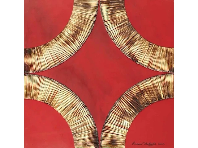 Bernard aubertin : dessin de feu sur aluminium - afbeelding 1 van  4