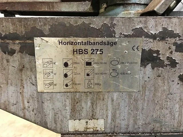 Bernardo - hbs 275 - band saw machines - afbeelding 7 van  8