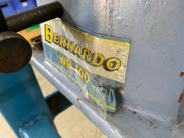 Bernardo wb100 buigmachine - afbeelding 7 van  7