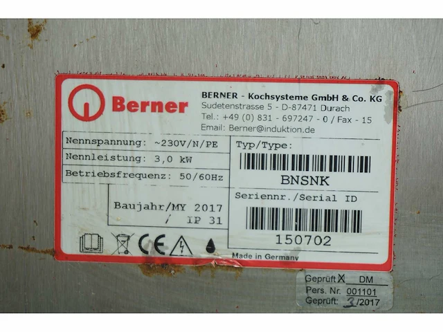 Berner - pastakoker - afbeelding 7 van  7
