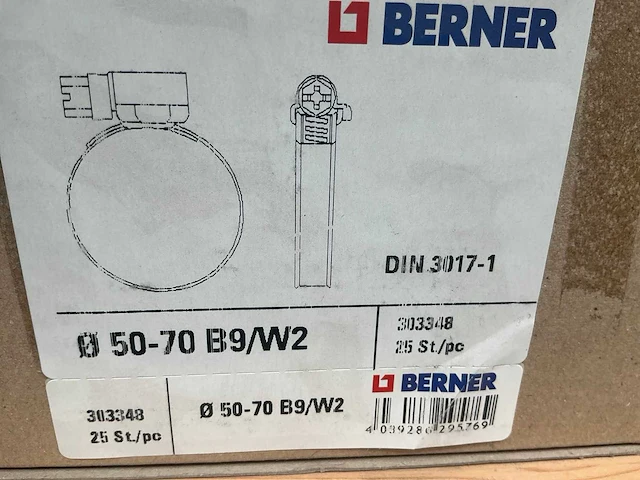 Berner din 3017-1 slangklem (7x) - afbeelding 3 van  3